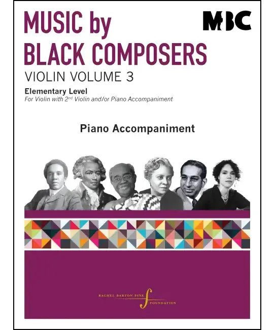 Music by Black Composers - Volume 3 (Piano Accompaniment) - Remenyi House of Music