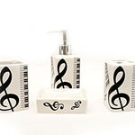 Music Themed Ceramic Bath Set (4 - Piece) - Remenyi House of Music