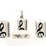 Music Themed Ceramic Bath Set (4 - Piece) - Remenyi House of Music