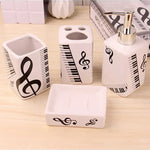 Music Themed Ceramic Bath Set (4 - Piece) - Remenyi House of Music