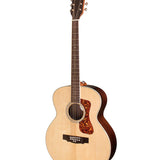 Guild BT-258E Deluxe Westerly Collection 8-String Baritone Jumbo Acoustic-Electric Guitar - Natural