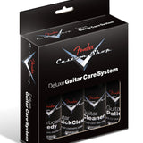 Fender Custom Shop Deluxe Guitar Care System, 4 Pack, Black