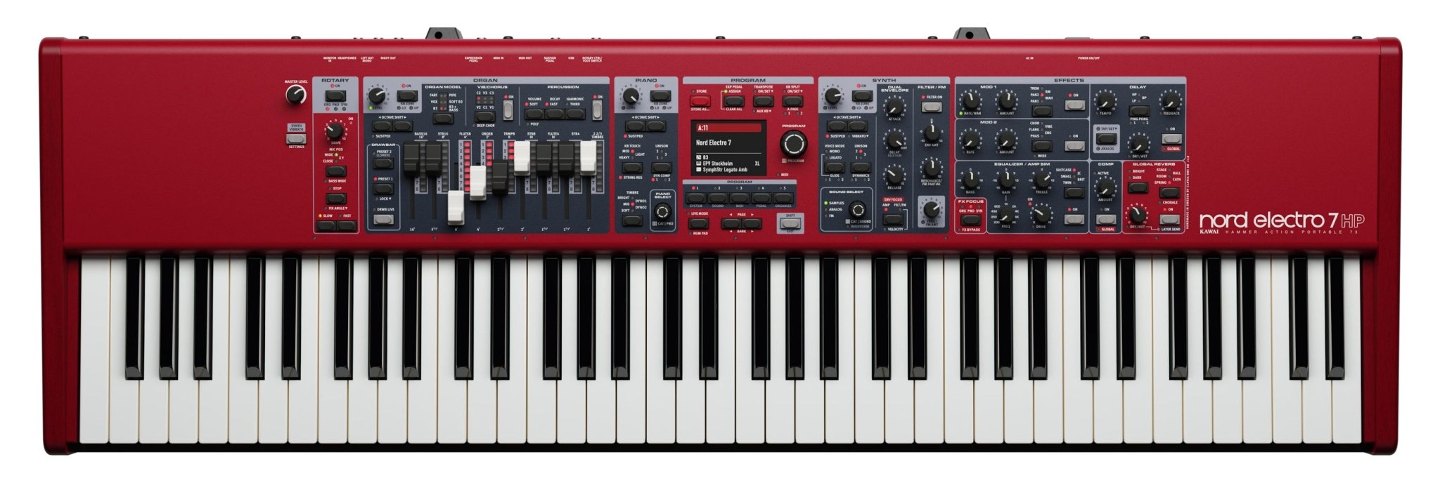 Nord Electro 7 HP Hammer Action Stage Keyboard - Remenyi House of Music