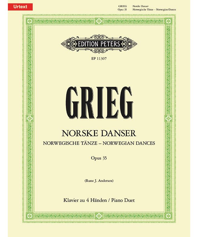 Norwegian Dances Op. 35 for Piano Duet - Remenyi House of Music