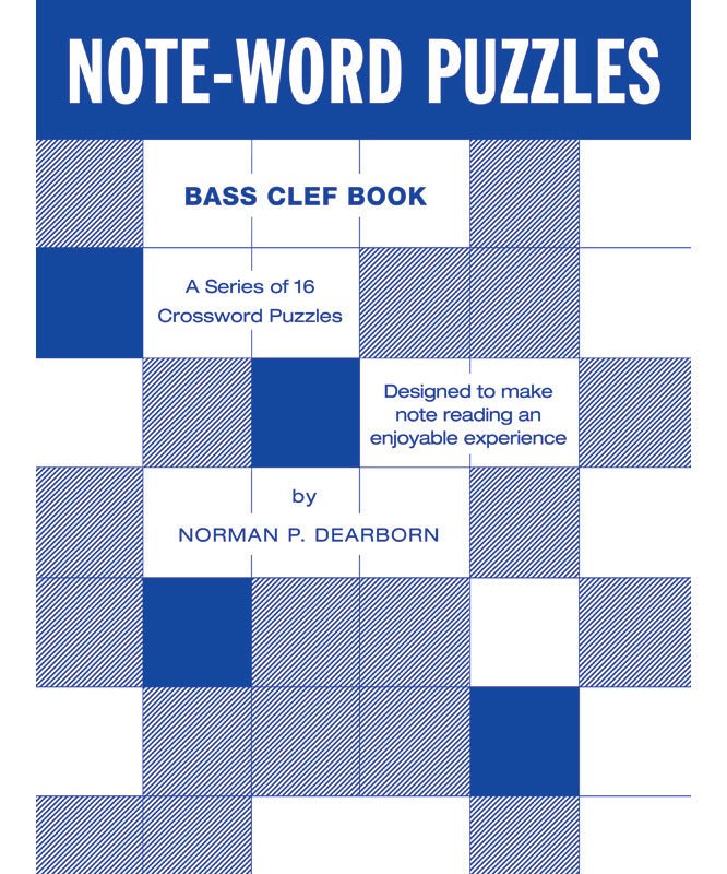 Note - Word Puzzles - Bass Clef Crossword Puzzles - Remenyi House of Music