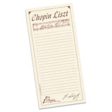 Notepad - Chopin Liszt Cream - Remenyi House of Music