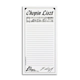 Notepad - Chopin Liszt White - Remenyi House of Music