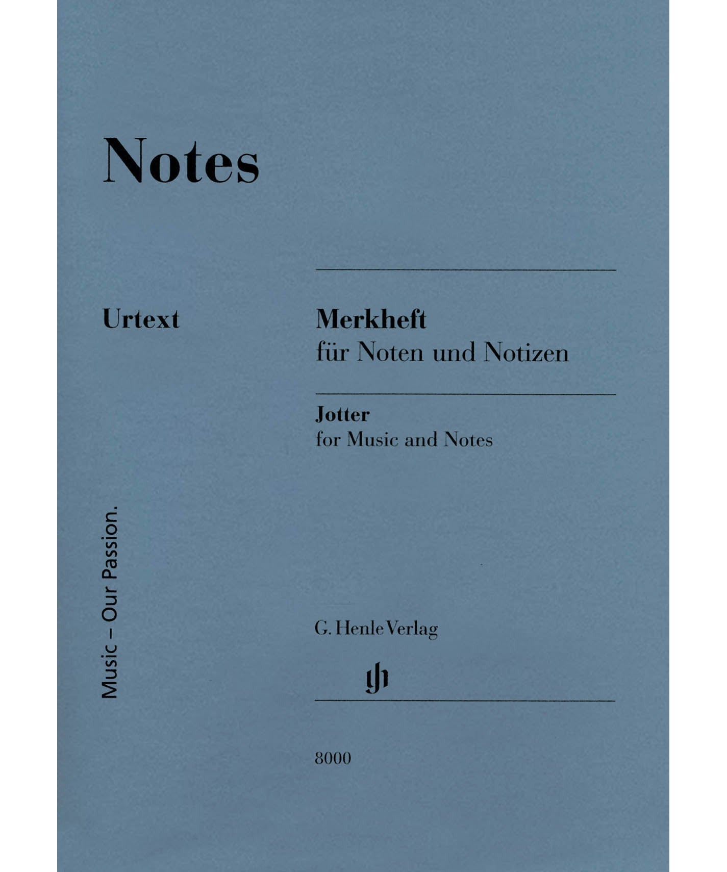 Notes - A Miniature Booklet of 8 - Stave Manuscript Paper - Remenyi House of Music