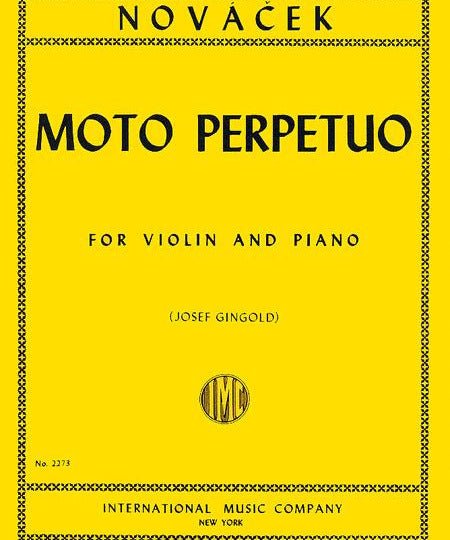 Novacek O. - Moto Perpetuo in D - Remenyi House of Music