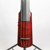 NS Design WAV 4 - String Electric Upright Bass in Trans Red - Remenyi House of Music