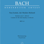 Nun komm, der Heiden Heiland BWV 61 - Remenyi House of Music