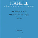 O come let us sing HWV 253 - Remenyi House of Music
