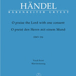 O praise the Lord with one consent HWV 254 - Remenyi House of Music