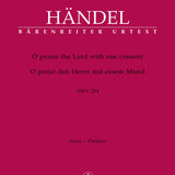 O praise the Lord with one consent HWV 254 - Remenyi House of Music