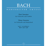 Bach, J.S. - 3 Sonatas for Violoncello and Harpsichord (BWV 1027-1029)