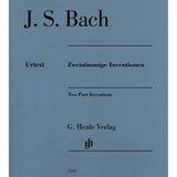 Bach: Two Part Inventions - Revised Edition – Paperbound with Fingerings