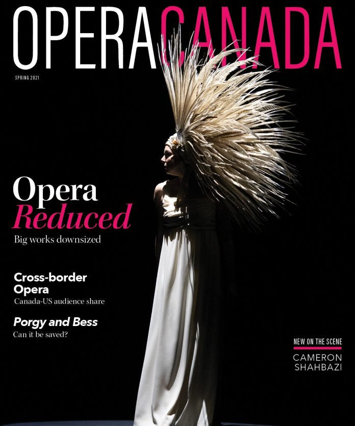 Opera Canada Magazine - Most Recent Edition Available - Remenyi House of Music