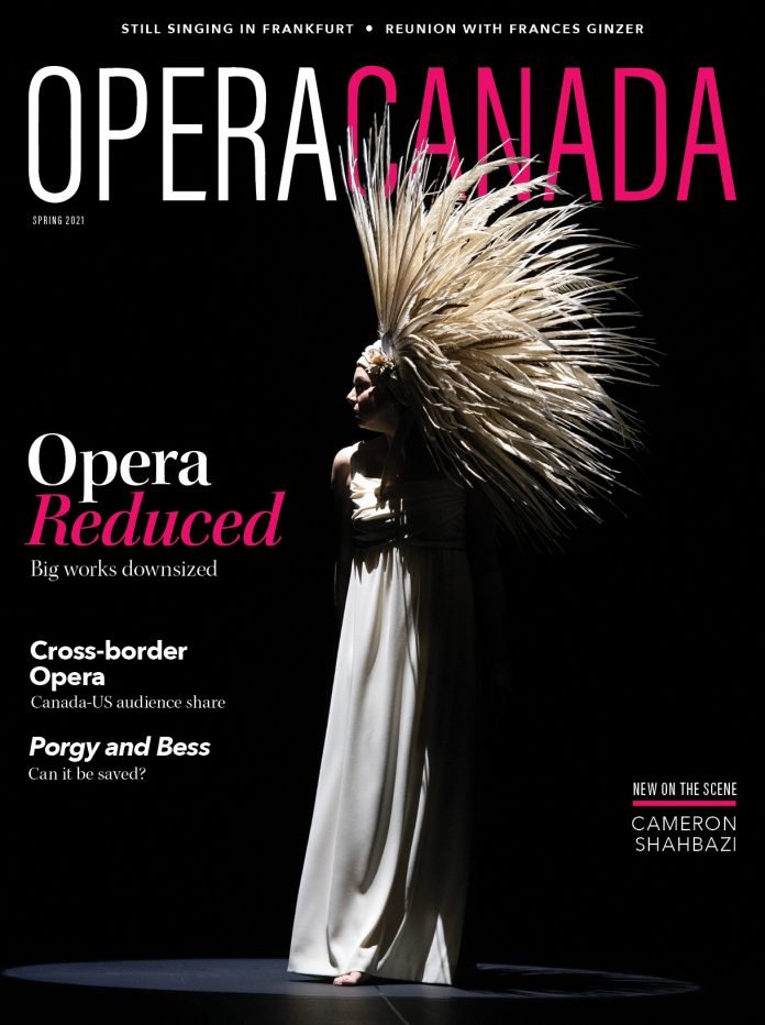 Opera Canada Magazine - Most Recent Edition Available - Remenyi House of Music