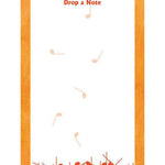 Orange Notepad with Pencil "Drop a Note" - Remenyi House of Music