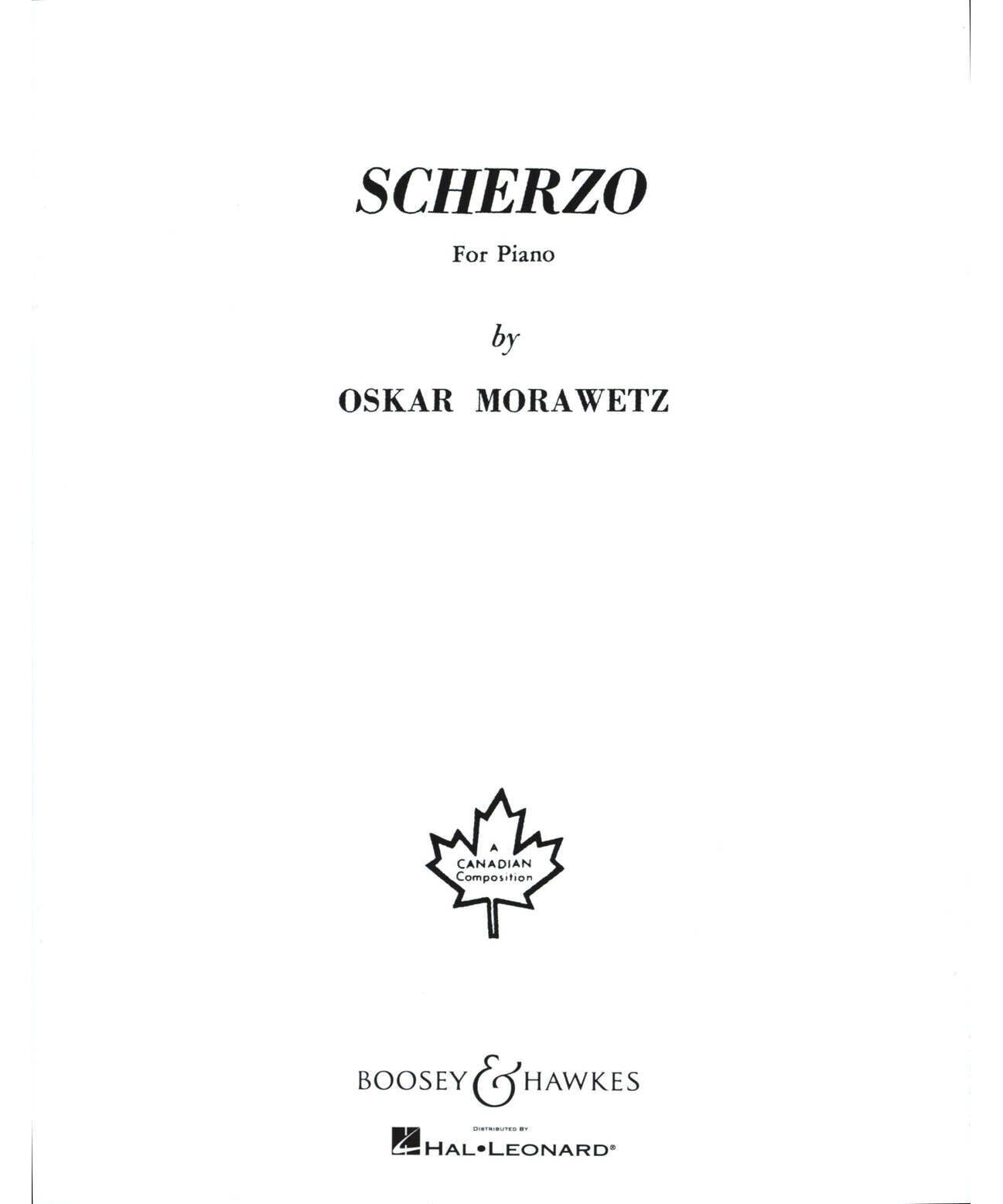 Oskar Morawetz: Scherzo - Remenyi House of Music