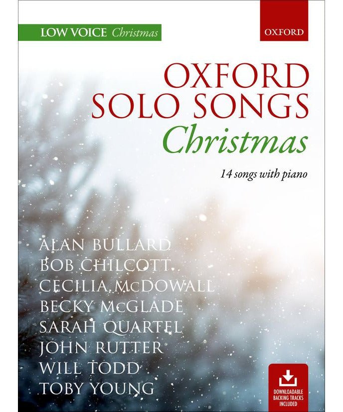 Oxford Solo Songs - Christmas - Low Voice - Book & Download - Remenyi House of Music