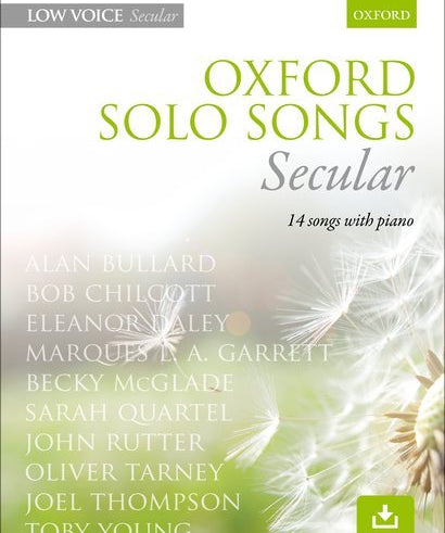 Oxford Solo Songs Secular - Low Voice - Remenyi House of Music