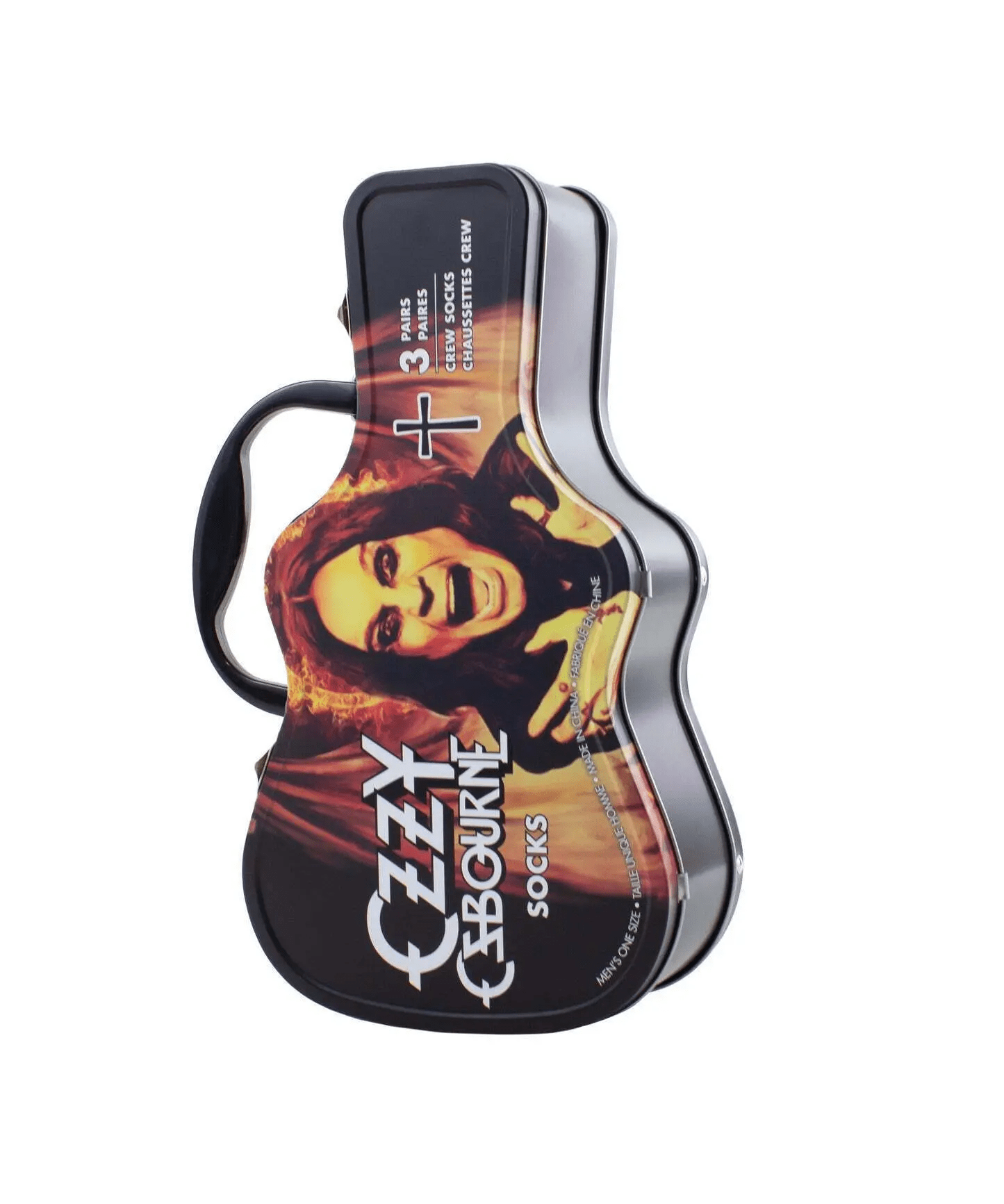 Ozzy Osbourne Socks in Guitar Tin (3-pair) - Remenyi House of Music