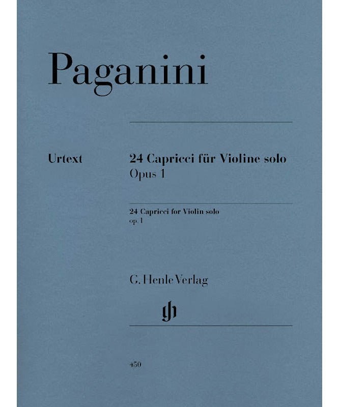 Paganini, N. - 24 Capricci Op. 1 - Remenyi House of Music