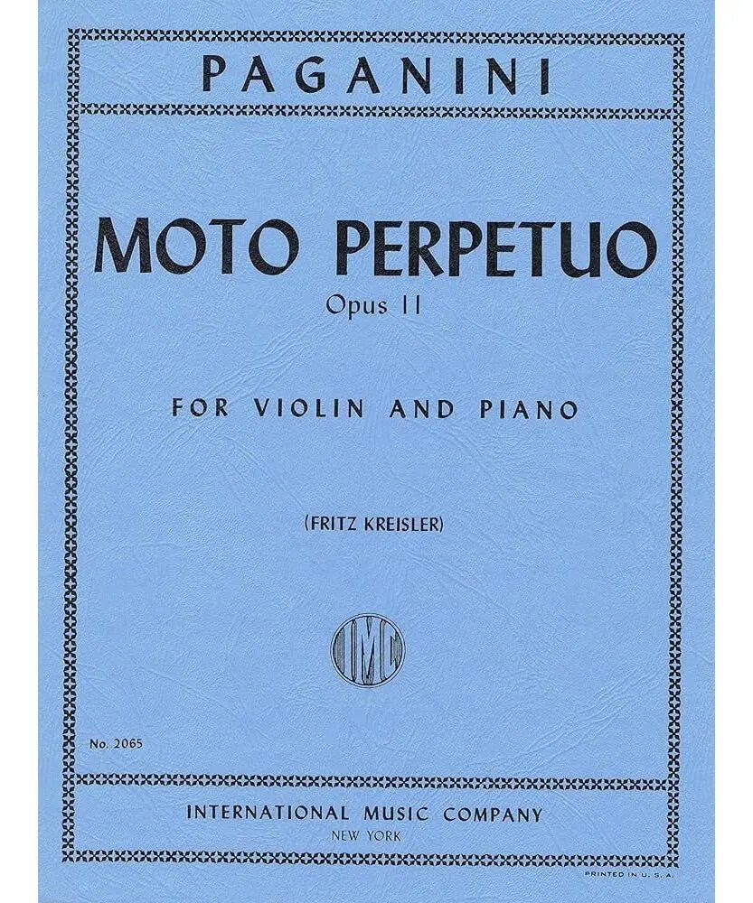 Paganini N. - Moto Perpetuo, Op. 11 - Remenyi House of Music
