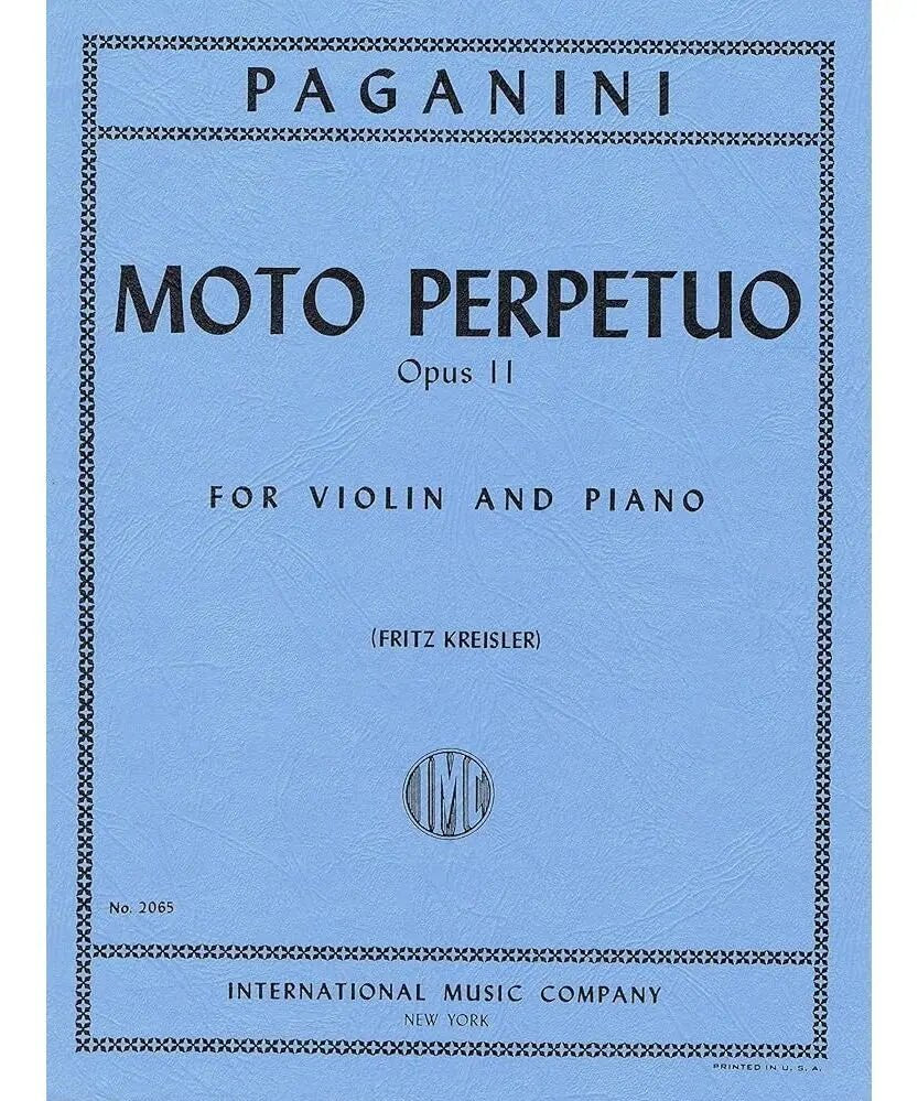 Paganini N. - Moto Perpetuo, Op. 11 - Remenyi House of Music