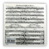 Paper Napkins - Adagio Design 6.5" x 6.5" - Remenyi House of Music