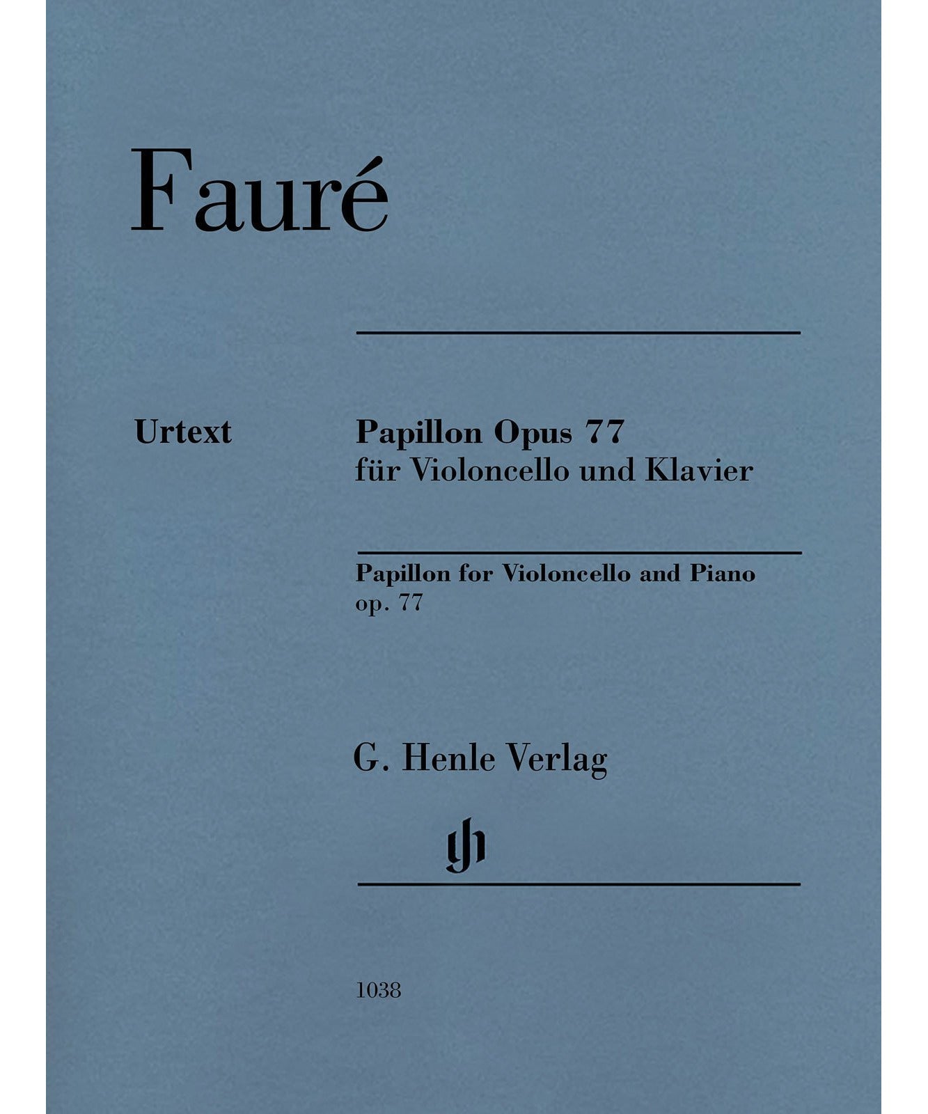 Papillon, Op. 77 for Violoncello and Piano - Remenyi House of Music