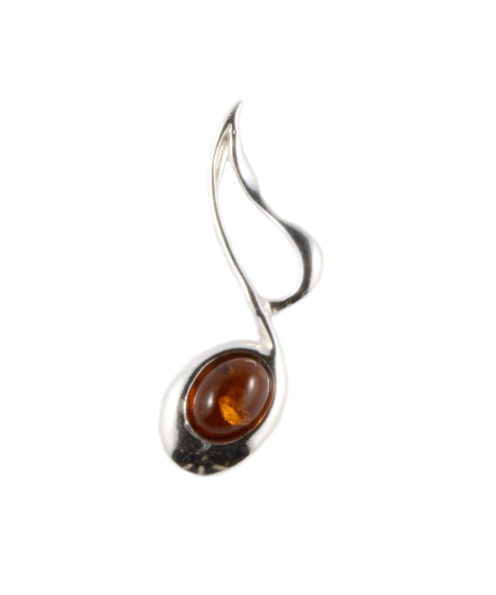 Pendant - Large 8th Note - Cognac - Remenyi House of Music