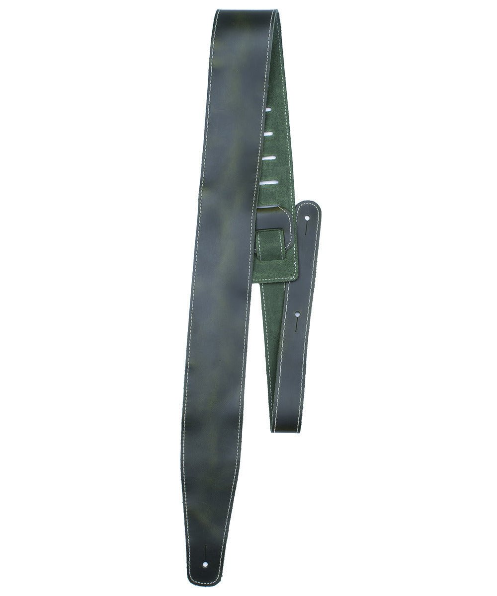 Perri S Leathers Ltd. SP25S - 7052 Adjustable Guitar Strap Baseball Series - Green - Remenyi House of Music