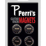 Perri's 4 Guitar Knob Fridge Magnets Black - Remenyi House of Music