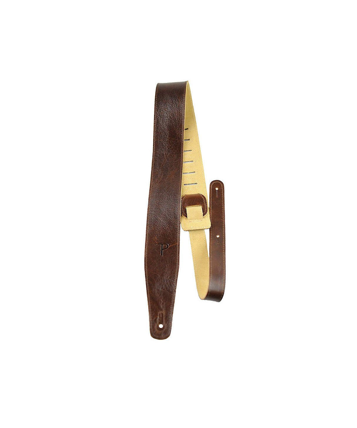 Perris Leathers AFR25 2.5 Africa Collection Leather Guitar Strap Chocolate - Remenyi House of Music