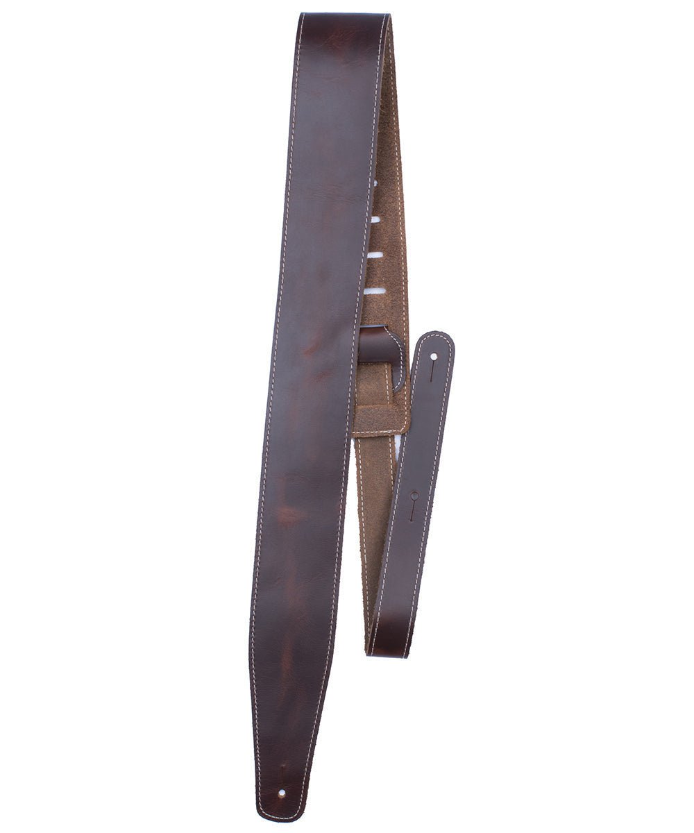 Perris Leathers Ltd. - Guitar Strap - Baseball Leather (Series) - Brown - Adjustable - Remenyi House of Music