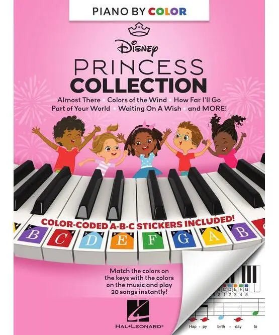 Piano - by - Colour - Disney Princess Collection - Remenyi House of Music