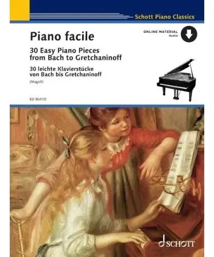 Piano Facile - 30 Easy Piano Pieces - Remenyi House of Music