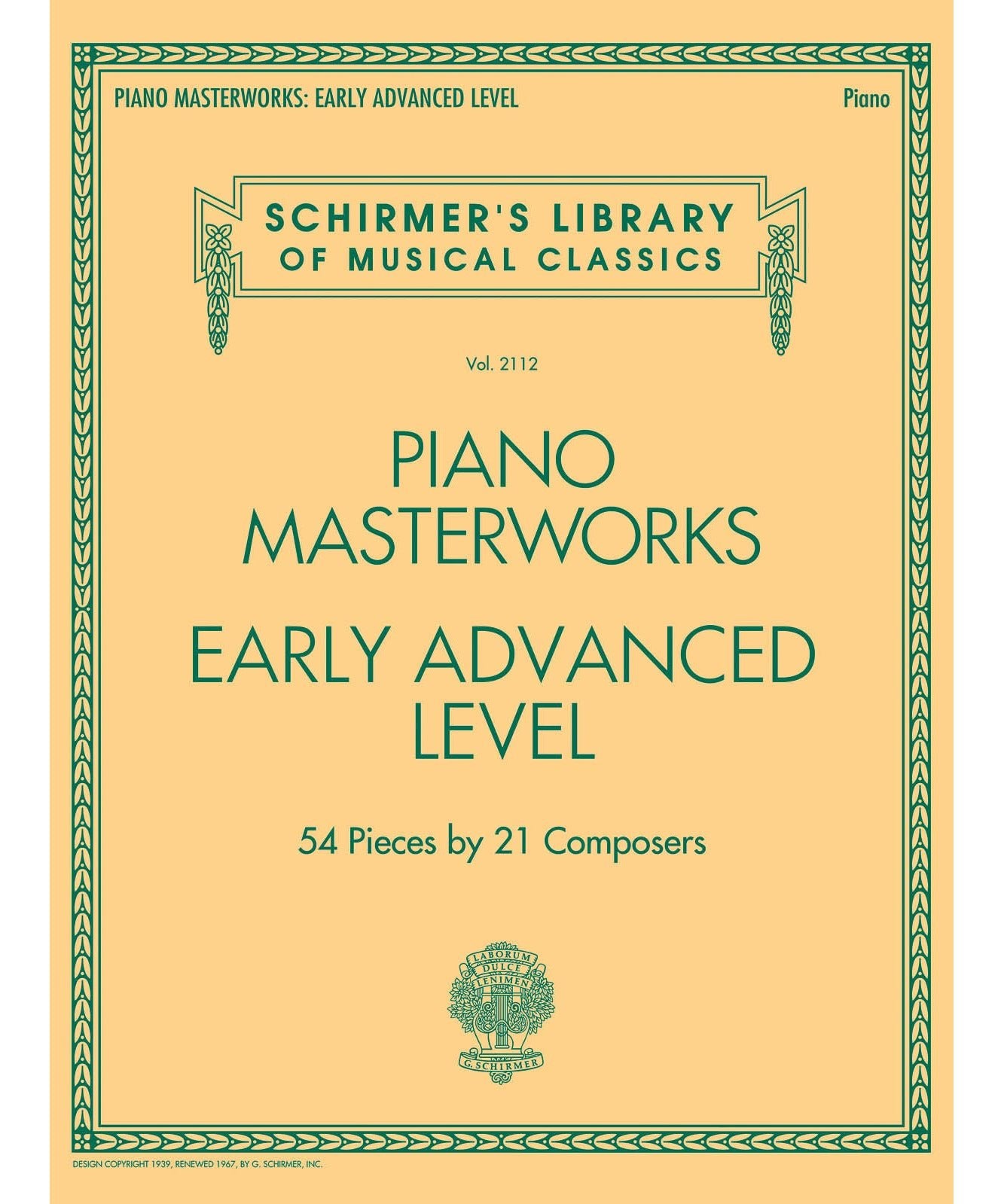 Piano Masterworks - Early Advanced Level - Remenyi House of Music