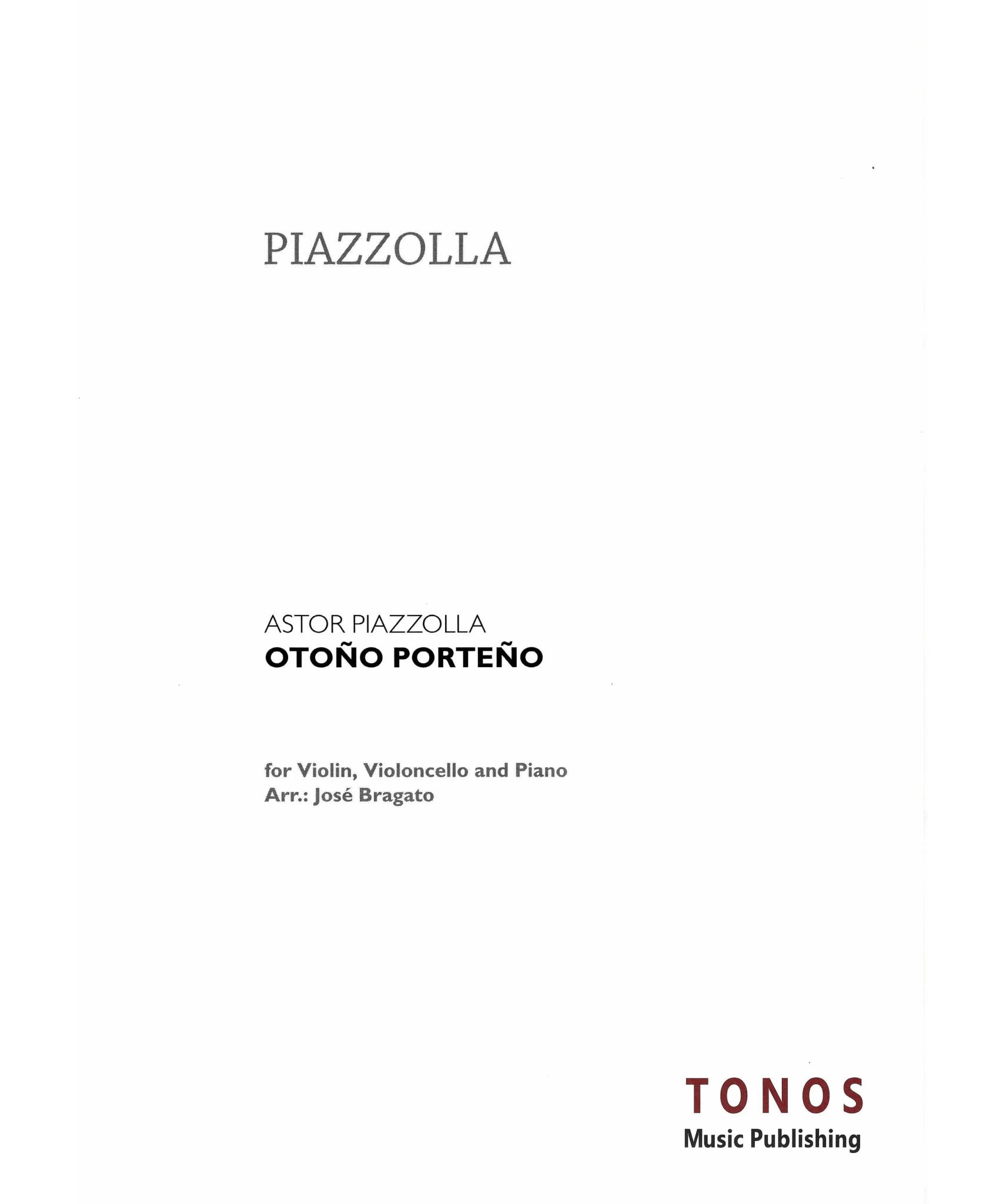 Piazzolla, A. - 4 Estaciones Porteñas - Otoño Porteño - Remenyi House of Music