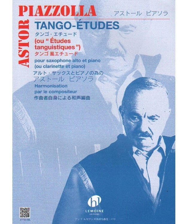 Piazzolla, A. - Tango - Etudes - Alto Sax or Clarinet & Piano - Remenyi House of Music