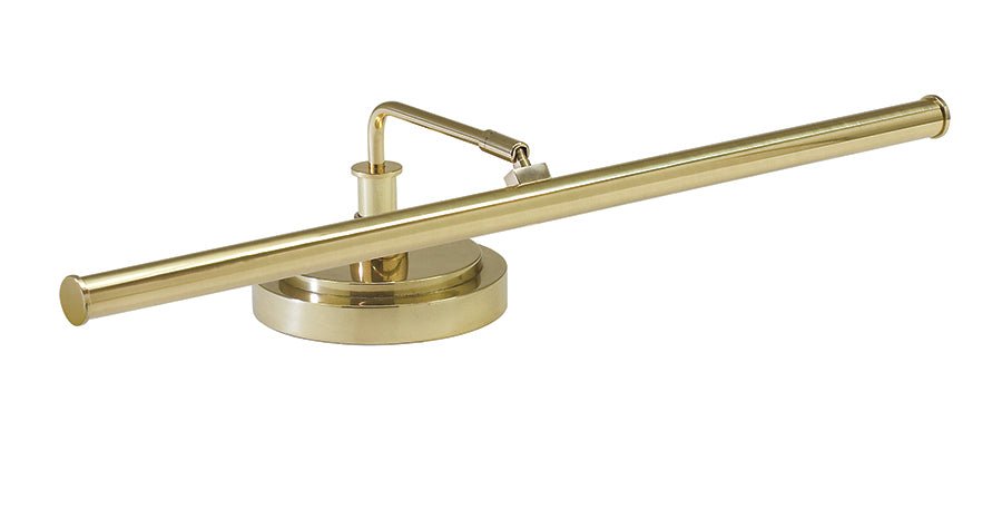 Portable LED Piano Lamp, 4", Polished Brass - Remenyi House of Music