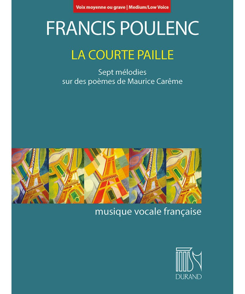 Poulenc: La Courte Paille (Medium/Low Voice) - Remenyi House of Music