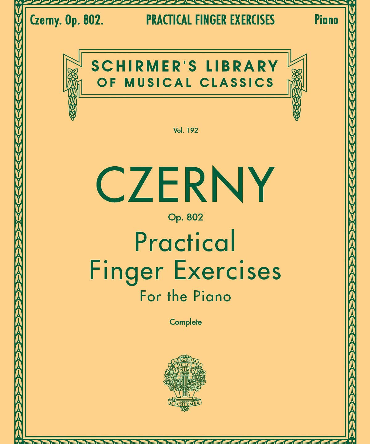 Practical Finger Exercises, Op. 802 (Complete) - Remenyi House of Music