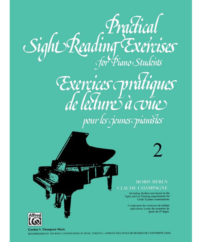 Practical Sight Reading Exercises for Piano Students, Book 2 - Remenyi House of Music