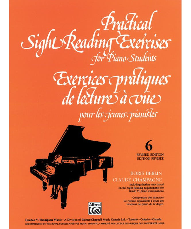 Practical Sight Reading Exercises for Piano Students, Book 6 - Remenyi House of Music