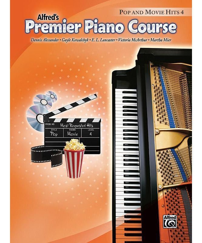 Premier Piano Course, Pop and Movie Hits 4 - Remenyi House of Music