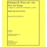 Price, F. - Five Art Songs - Remenyi House of Music