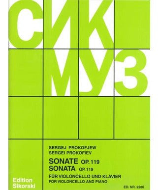 Prokofiev S. - Cello Sonata Op 119 - Remenyi House of Music